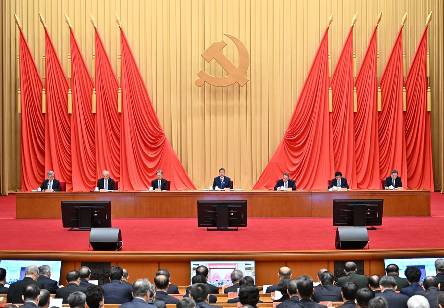 ??1月6日，，，，，，，，中共中央总书记、国家主席、中央军委主席习近平在中国共产党第二十届中央纪律检查委员会第四次全体会议上发表重要讲话。。。。。。。。李强、赵乐际、王沪宁、蔡奇、丁薛祥、李希出席会议。。。。。。。。